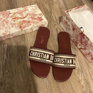 D I O R designer sandals Christian d I o r